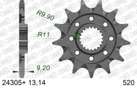 afam-zebatka-przod-520-13-zebow-kawasaki-kx-250-x