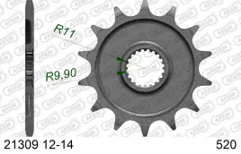 afam-zebatka-przod-520-13-zebow-yamaha-yz-125