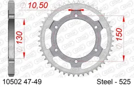 afam-zebatka-tyl-525-49-honda-xl-600-v-transalp