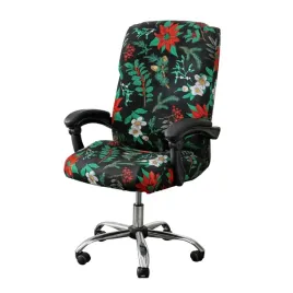 pokrowiec-na-fotel-biurowy-czarny-wzor-swiateczny