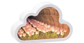 lampka-nocna-chmurka-lustro-rozowe-tulipany