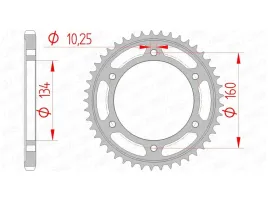 afam-zebatka-tylna-525-43-zeby-honda-cbr-600-rr