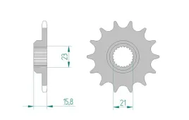afam-zebatka-przod-520-15-zebow-yamaha-xt