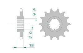 afam-zebatka-przod-525-16-zebow-aprilia-rsv