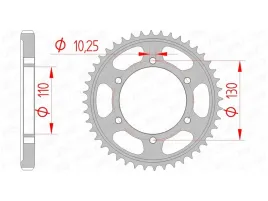 afam-zebatka-tylna-530-45-zeby-yamaha-mt