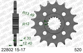 afam-zebatka-przod-520-16-suzuki-gsx-r-1000-r