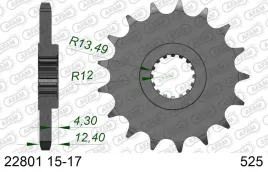 afam-zebatka-przod-525-16-suzuki-gsx-r-1000-r