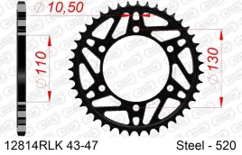 afam-zebatka-tyl-520-47-rlk-yamaha-yzf-600-r6
