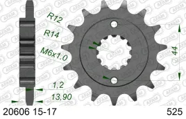 afam-zebatka-przod-525-16-honda-xrv-750-africa