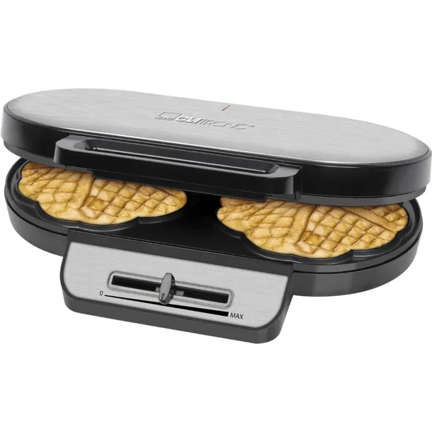 clatronic-wa-3745-black-inox-waffle-maker