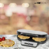 clatronic-wa-3745-black-inox-waffle-maker