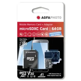 agfaphoto-microsdxc-uhs-i-64gb-prof-high-speed-u3-v30-a1