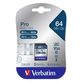 verbatim-sdxc-karte-pro-64gb-class-10-uhs-i-47022