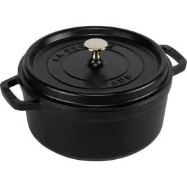 staub-la-cocotte-20cm-okragly-czarny-garnek-zeliwny