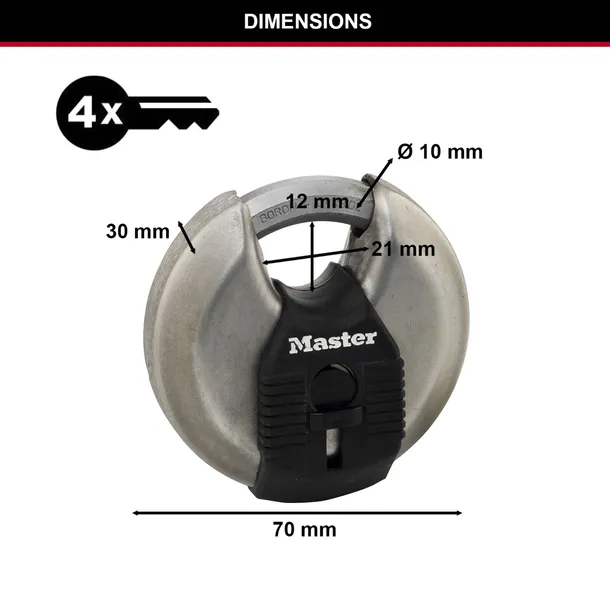 master-lock-padlock-2-disc-stainless-steel-70mm-m40e