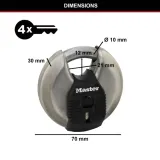 master-lock-padlock-2-disc-stainless-steel-70mm-m40e