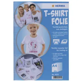 herma-t-shirt-foil-a4-for-light-white-textiles-20-sheets-4525