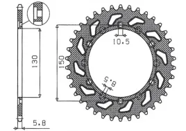 zebatka-tylna-sunstar-jtr2452-52-honda-nx-650-yamaha-xj-6-yamaha-wr-250r