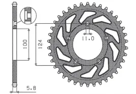 zebatka-tylna-sunstar-jtr746-38-ducati-monster-abs-821-panigale-899-898