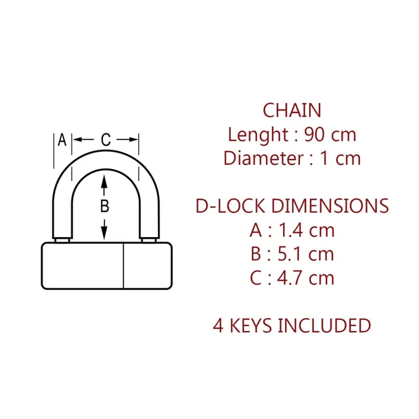 master-lock-steel-chain-with-keyed-mini-u-lock-8234eurdpro