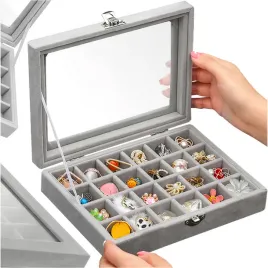 szkatulka-etui-pudelko-organizer-na-kolczyki-pojemny-elegancki-szary