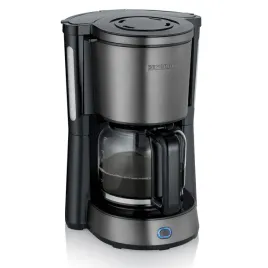 severin-ka-9340-dark-inox-mit-glaskanne