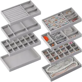 organizer-na-bizuterie-wkladka-do-szuflady-kuferek-szary-zestaw-4-szt
