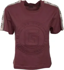 guess-t-shirt-damski-britney-bordo-m