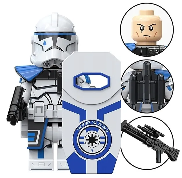 FIGURKA Klocki TUP 501 st Legion Clone Trooper Custom STAR WARS JAKOŚĆ ORYG
