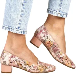 czolenka-azurowe-polbuty-na-niskim-obcasie-potocki-12393-multicolor-rozowe