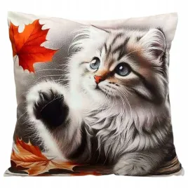 dekoracyjna-poszewka-45x45-cm-kot-bawiacy-sie-zlotym-jesiennym-lisciem