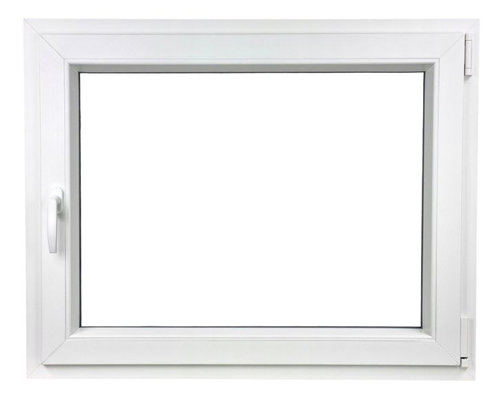 ALUCON OKNO PCV 700x600 / 700 x 600 mm Plastikowe 70x60 cm Białe Prawe