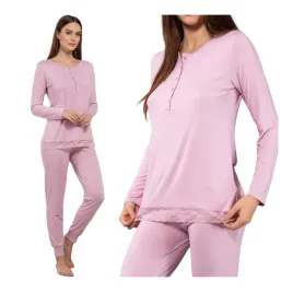 pizama-damska-z-dlugimi-spodniami-dwuczesciowa-do-szpitala-sielei-2xl