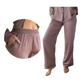 spodnie-od-pizamy-damskie-satynowe-eleganckie-na-gumce-soft-kleo-xl
