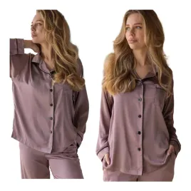 gora-od-pizamy-damska-satynowa-koszula-rozpinana-elegancka-soft-kleo-l