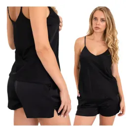 pizama-dwuczesciowa-damska-czarna-satynowa-soft-elegancka-kleo-m
