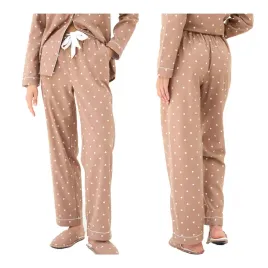 dlugie-spodnie-pizamowe-damskie-bawelniane-flanela-w-serduszka-naviale-xl