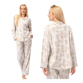pizama-damska-dwuczesciowa-elegancka-flanelowa-koszulowa-gora-key-xxl