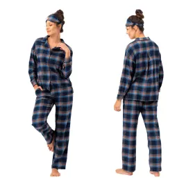 pizama-damska-dwuczesciowa-flanela-dlugi-rekaw-dlugie-spodnie-key-xl