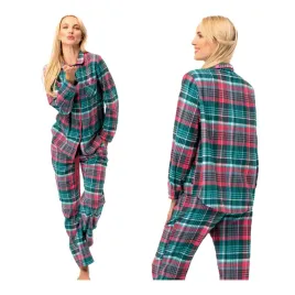 pizama-damska-flanelowa-z-dlugimi-spodniami-i-rozpinana-key-4xl