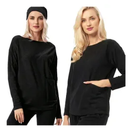 bluza-bluzka-damska-bawelniana-ciepla-czarna-z-kieszenia-key-xl