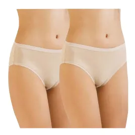 majtki-z-wysokim-stanem-damskie-bawelniane-bezowe-2pack-gladkie-kleo-xl
