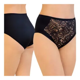 majtki-damskie-z-wysokim-stanem-figi-z-koronka-czarne-mikrofibra-kleo-4xl