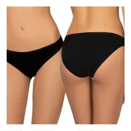 majtki-figi-damskie-bawelniane-2pack-czarne-klasyczne-sredni-stan-kleo-s