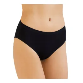 majtki-z-wysokim-stanem-damskie-bawelniane-czarne-2pack-gladkie-kleo-xxl