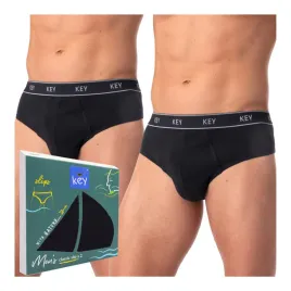 slipy-meskie-bawelniane-2-pack-klasyczne-czarne-mpp-222-key-xxl