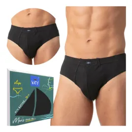 slipy-meskie-bawelniane-key-klasyczne-czarne-wyzszy-stan-plus-size-mpc-126