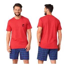 pizama-meska-bawelniana-xl-krotkie-spodenki-krotki-rekaw-mns-416-key