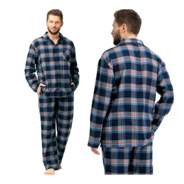pizama-meska-dwuczesciowa-w-krate-ciepla-bawelna-flanela-key-3xl