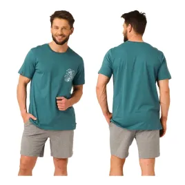 pizama-meska-bawelniana-xxl-krotkie-spodenki-krotki-rekaw-mns-741-key